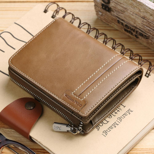 Upgrade Your Wallet Game: Zipper Bifold Wallets For Men With Extra Protection”