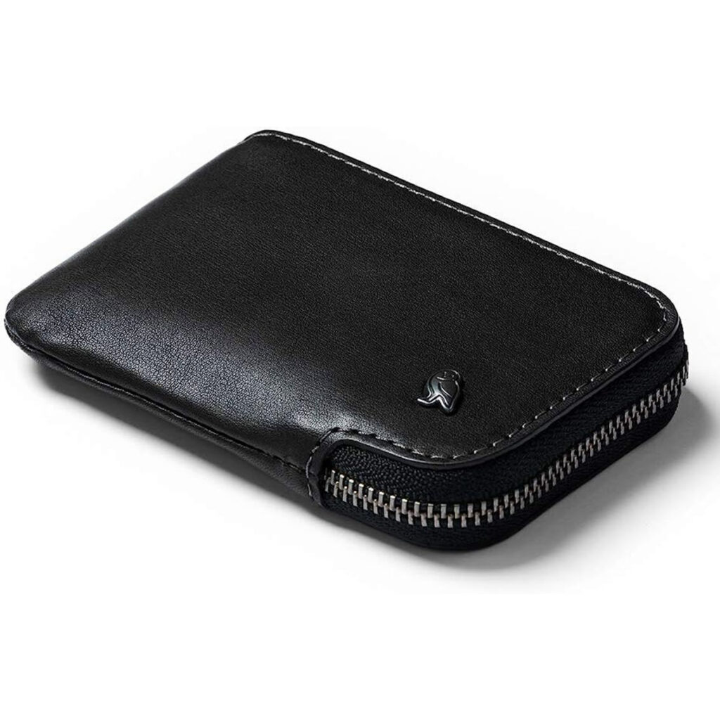 zipper trifold wallet