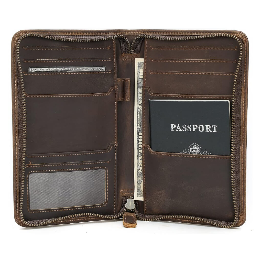 travel pouch for passport and money